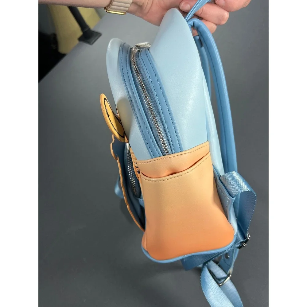Loungefly Disney Lilo & Stitch Angel Shave‎ Ice Mini Backpack Blue Orange Sunset